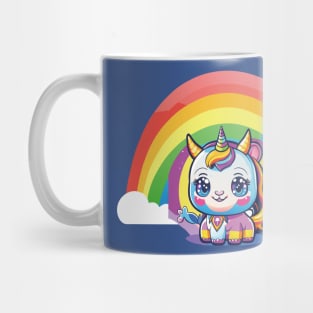 Cute Colorful Unicorn: A Magical Delight for All Ages Mug